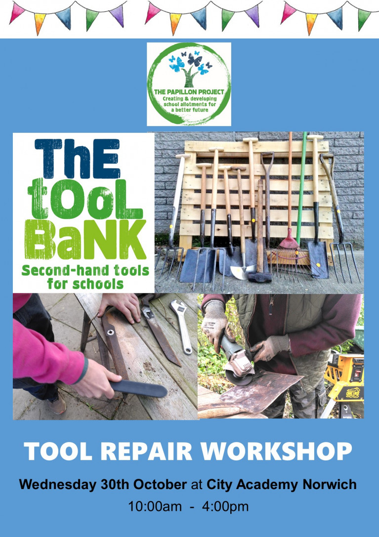 Tool Bank Workshop poster (October 2024)